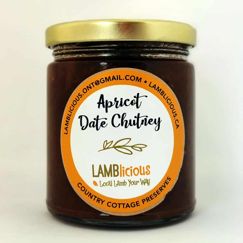 Apricot Date Chutney 250 ml - Lamblicious