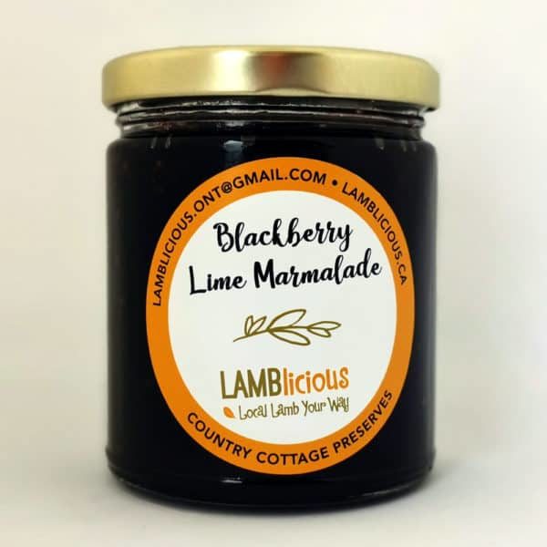 Blackberry Lime Marmalade 250 ml - Lamblicious