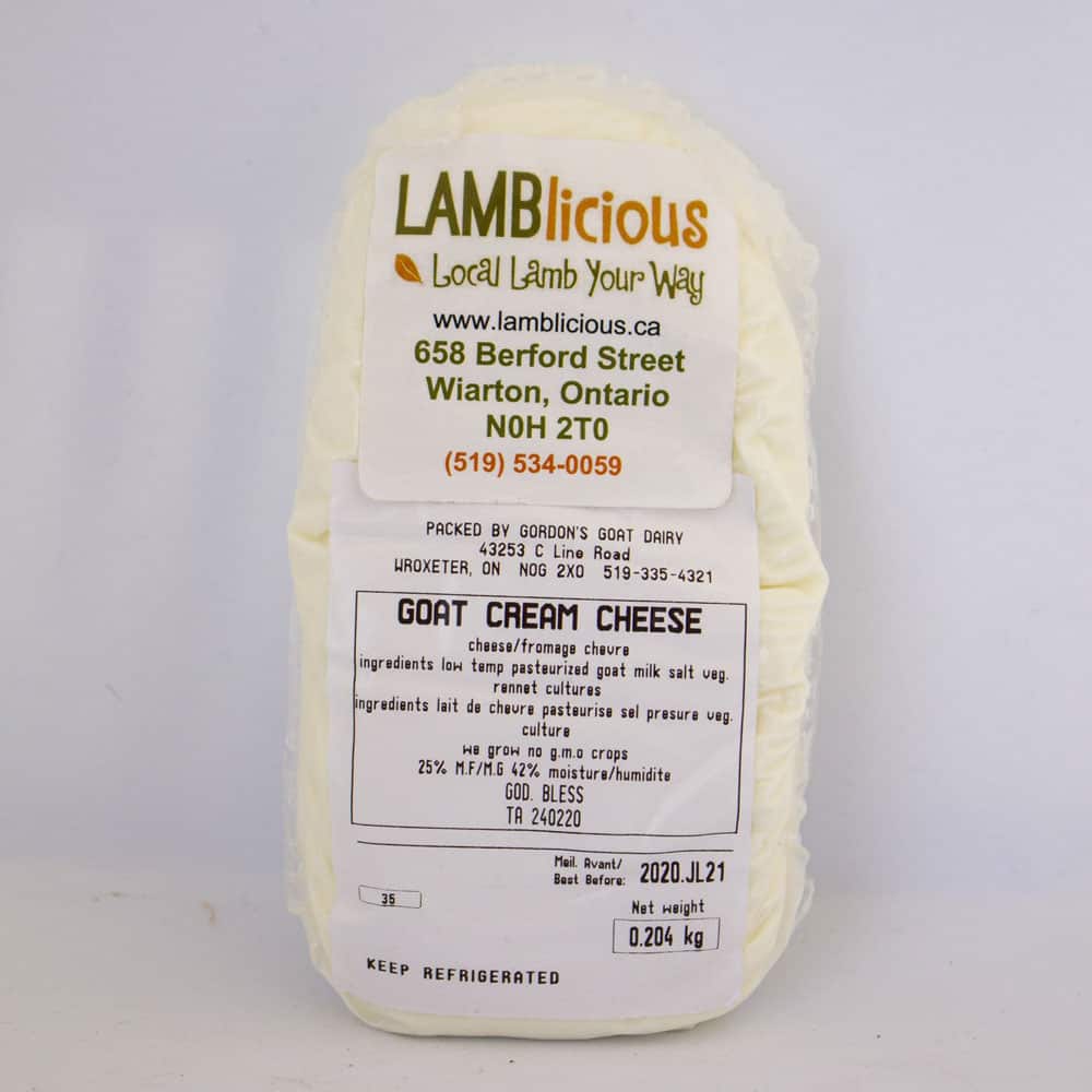 Goat Cream Cheese - Lamblicious