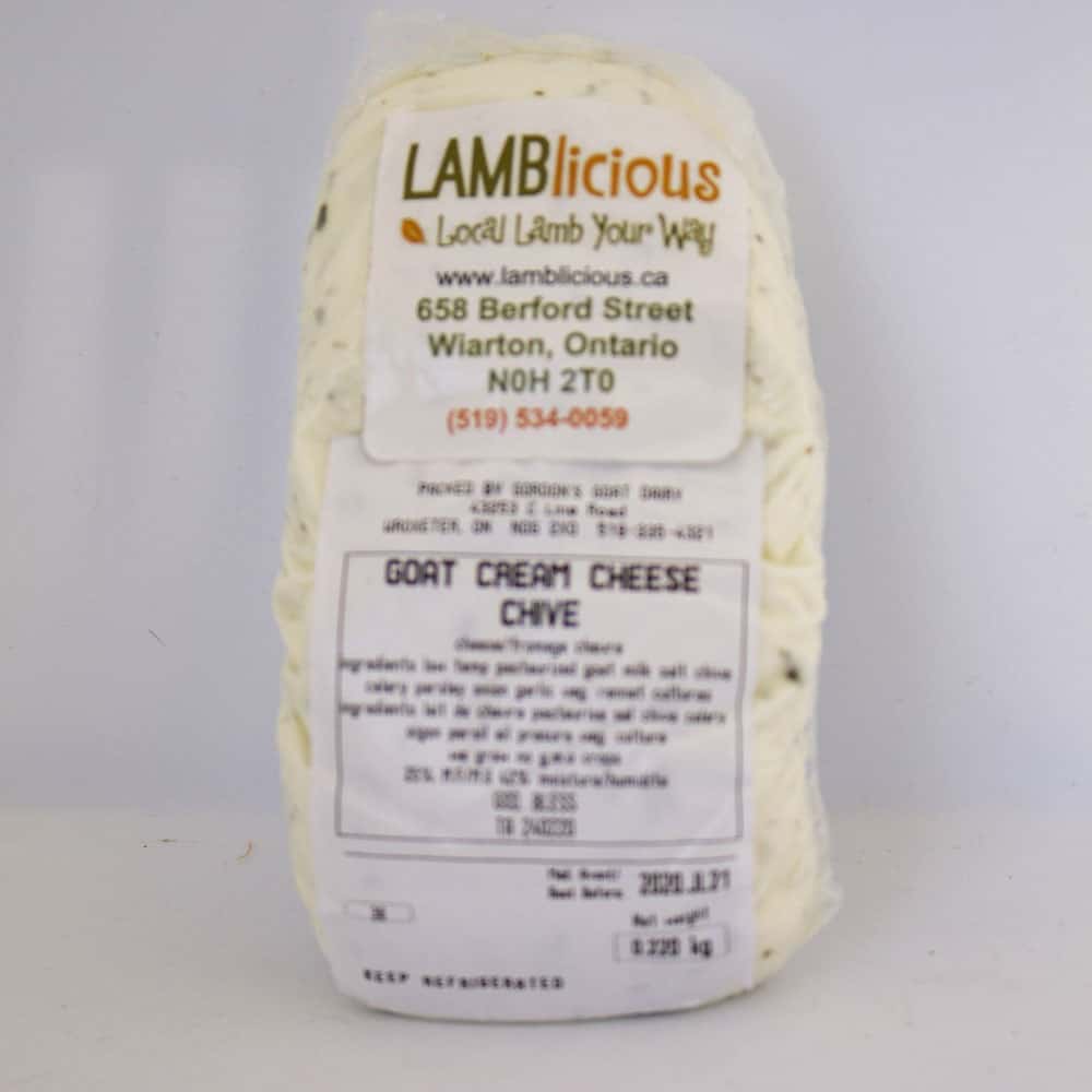 Goat Cream Cheese Chive - Lamblicious