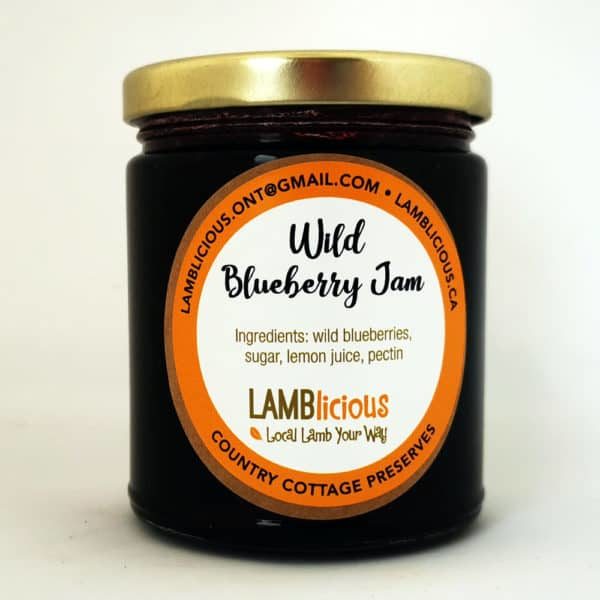 Wild Blueberry Jam 250 ml - Lamblicious